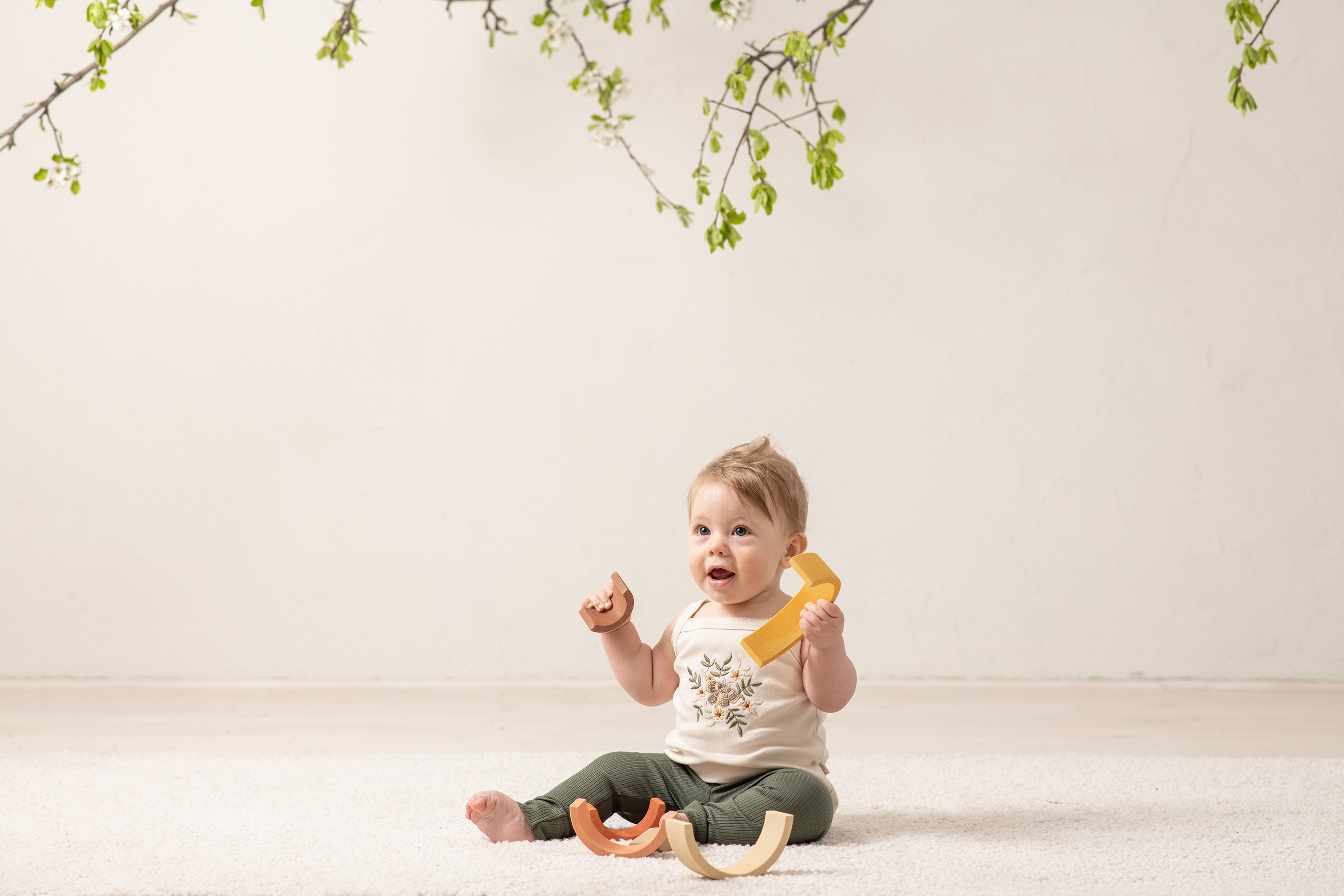 Rebraste helanke - zelena