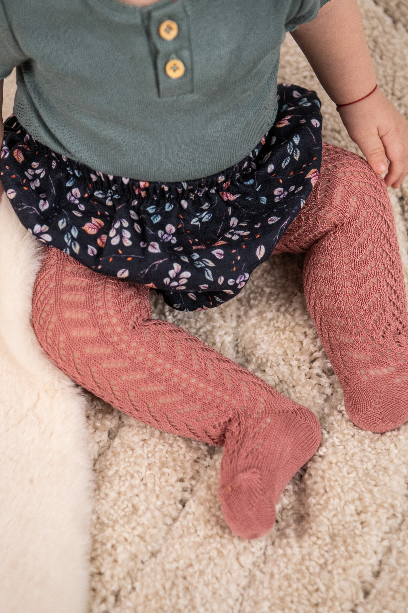 Short-sleeved bodysuit  - petroleum blue