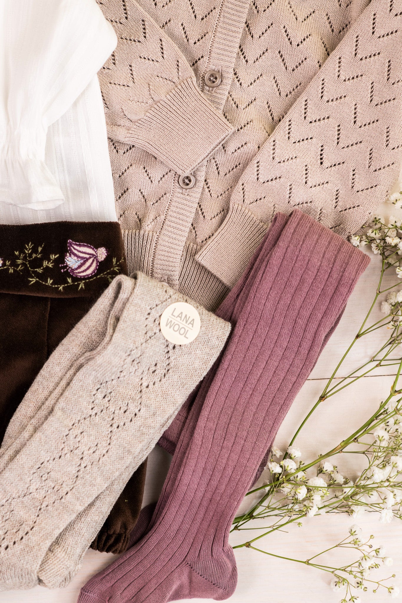 Plišani šorts - braon