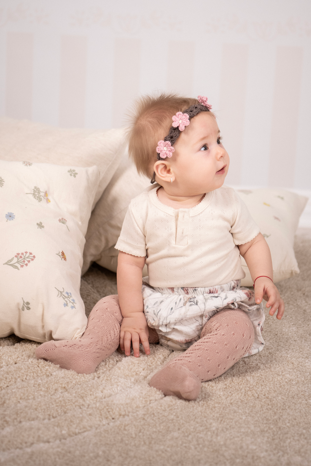 Bodi kratkih rukava - krem