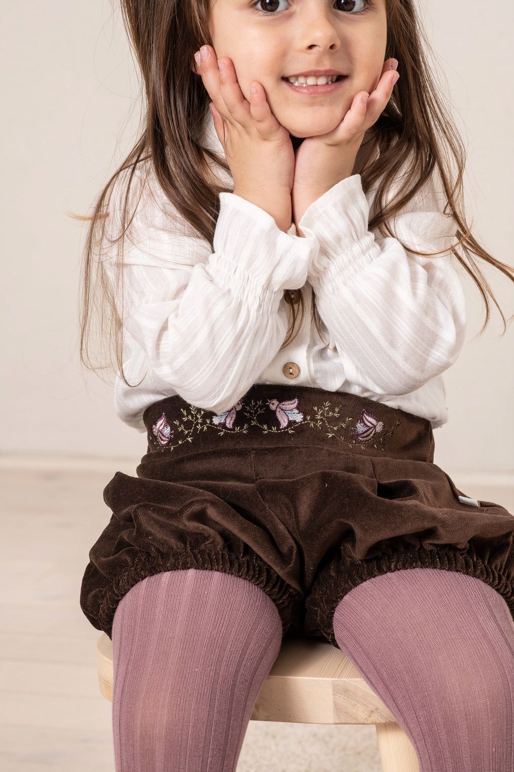 Košuljica dugih rukava - bela