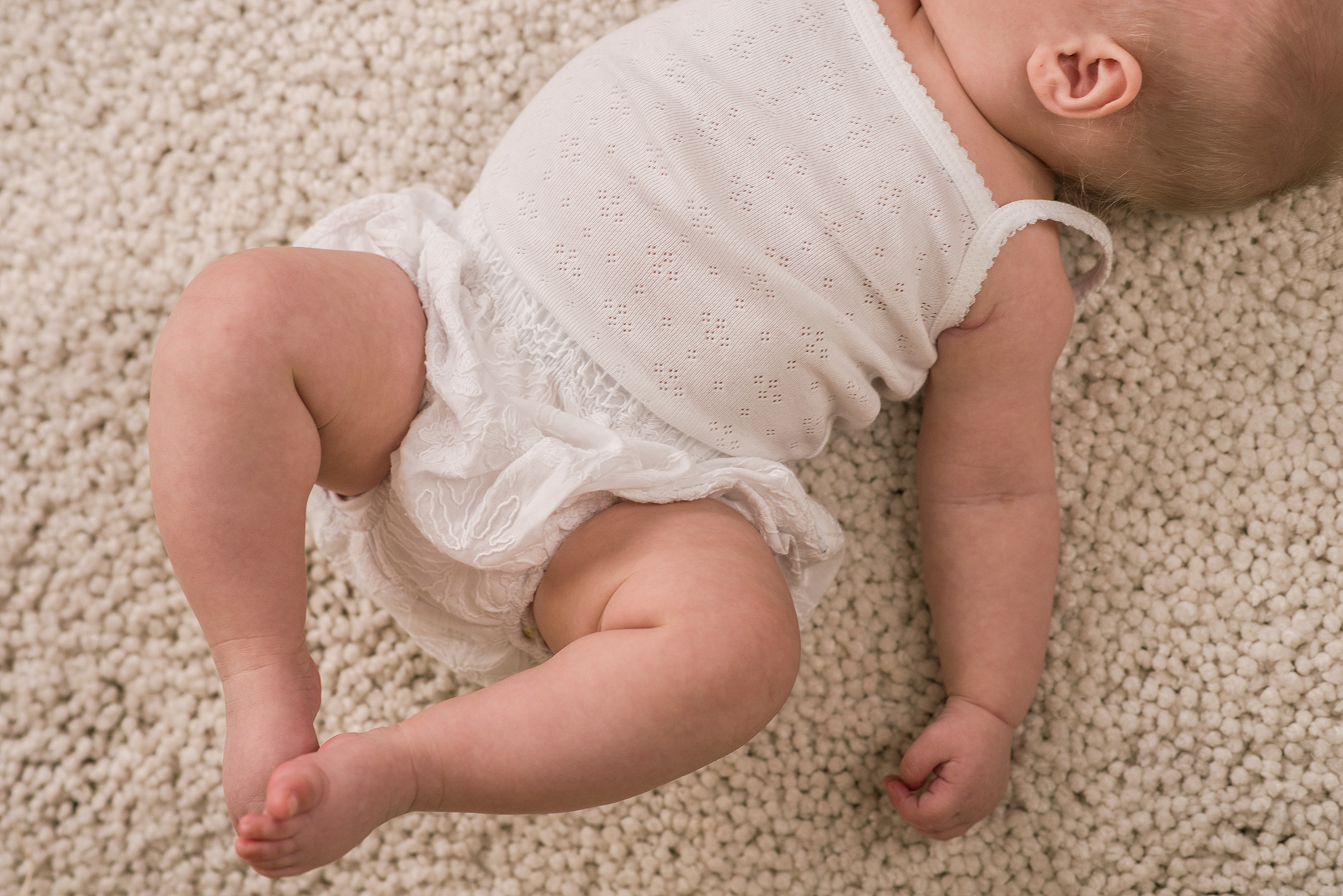 Strapless bodysuit - white