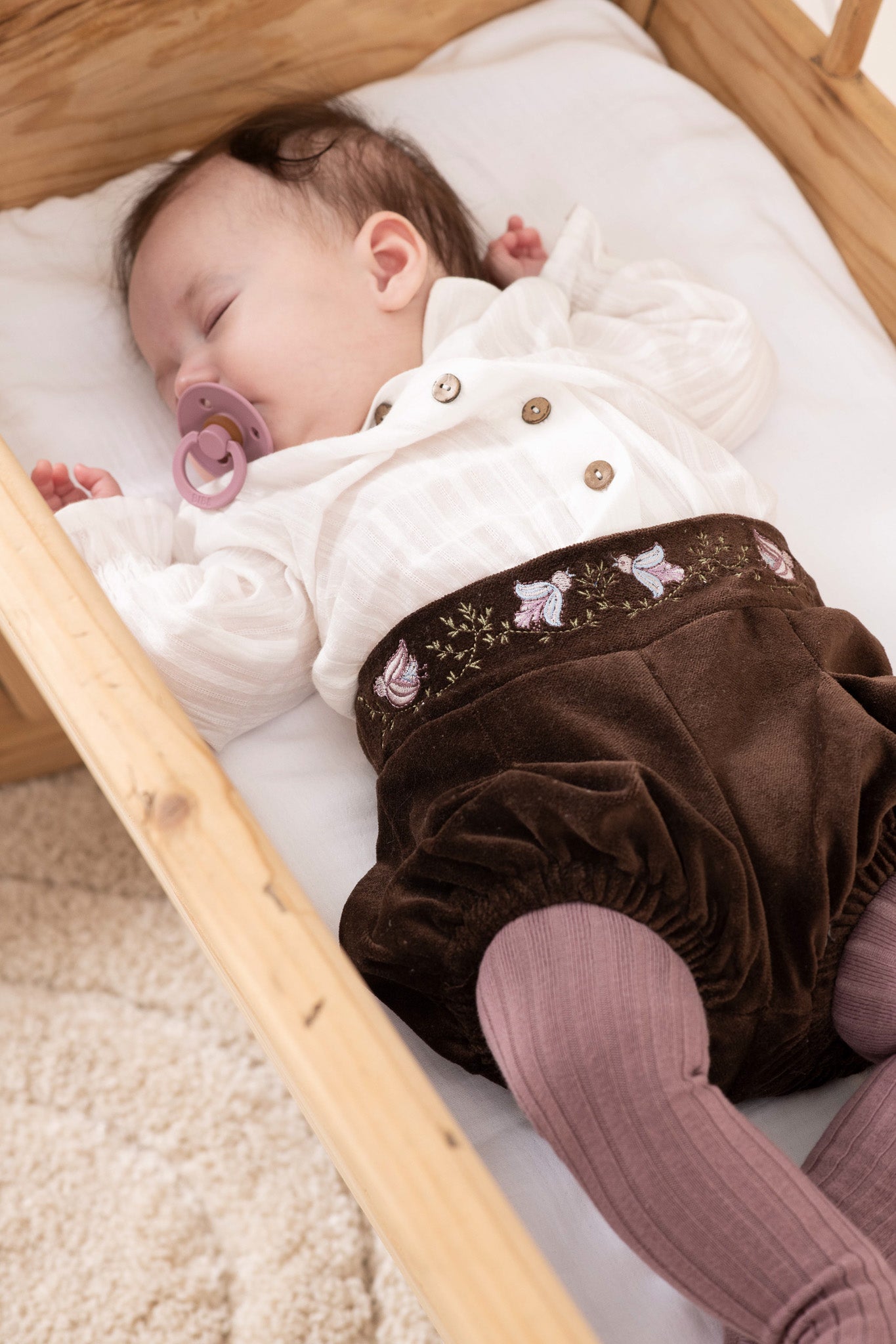 Plišani šorts - braon