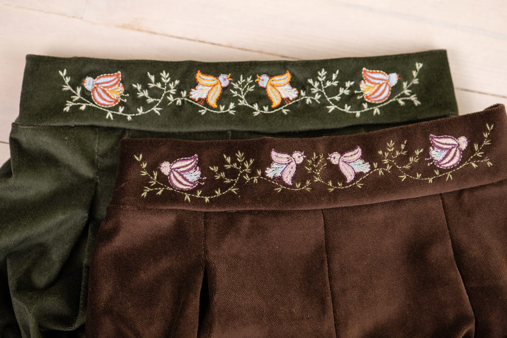 Plišani šorts - braon