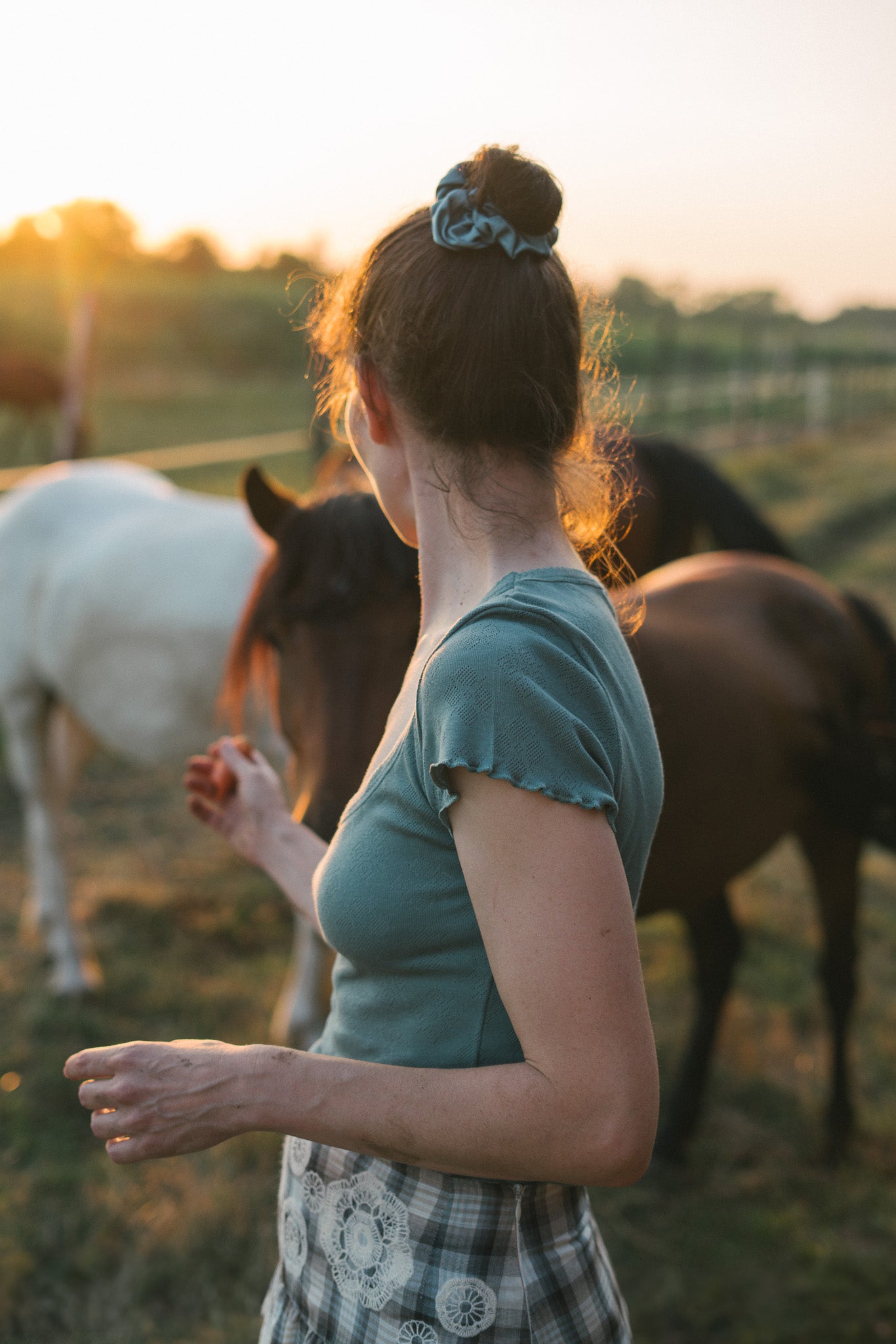 Мајица Катја - петролеј