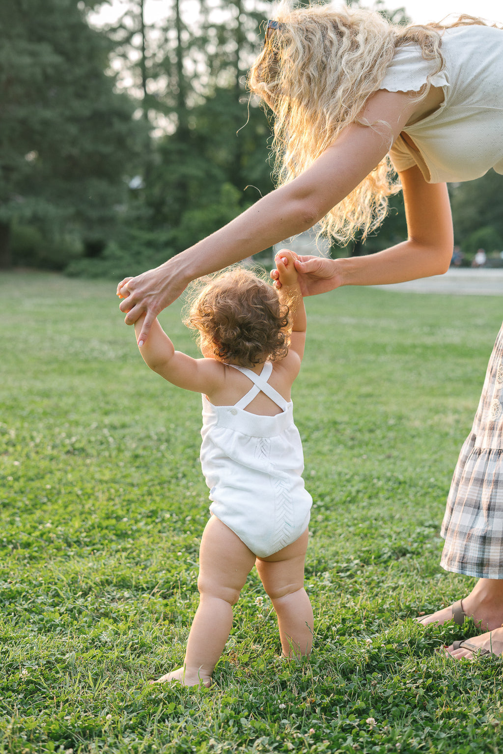 Organic Knit Bodi - bela