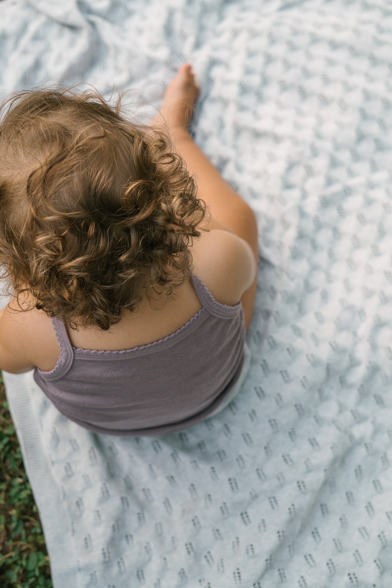 Strapless bodysuit - purple