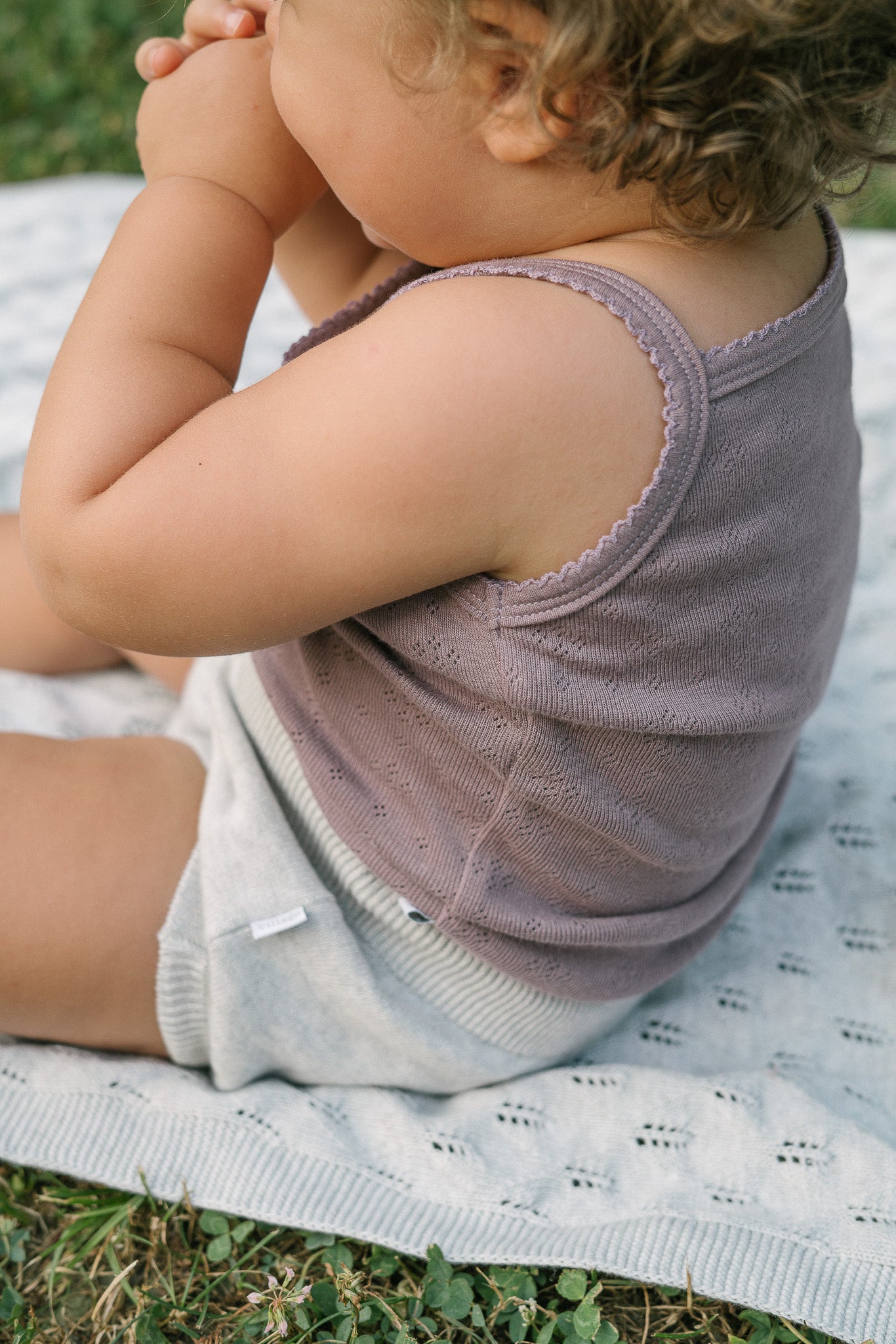 Strapless bodysuit - purple