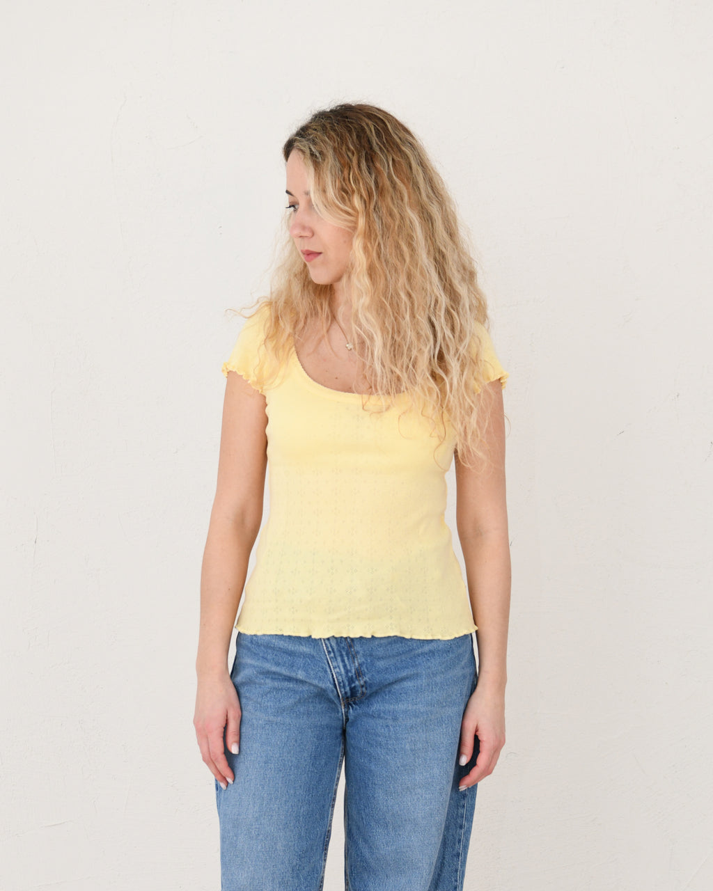 T-Shirt Katja - butter yellow