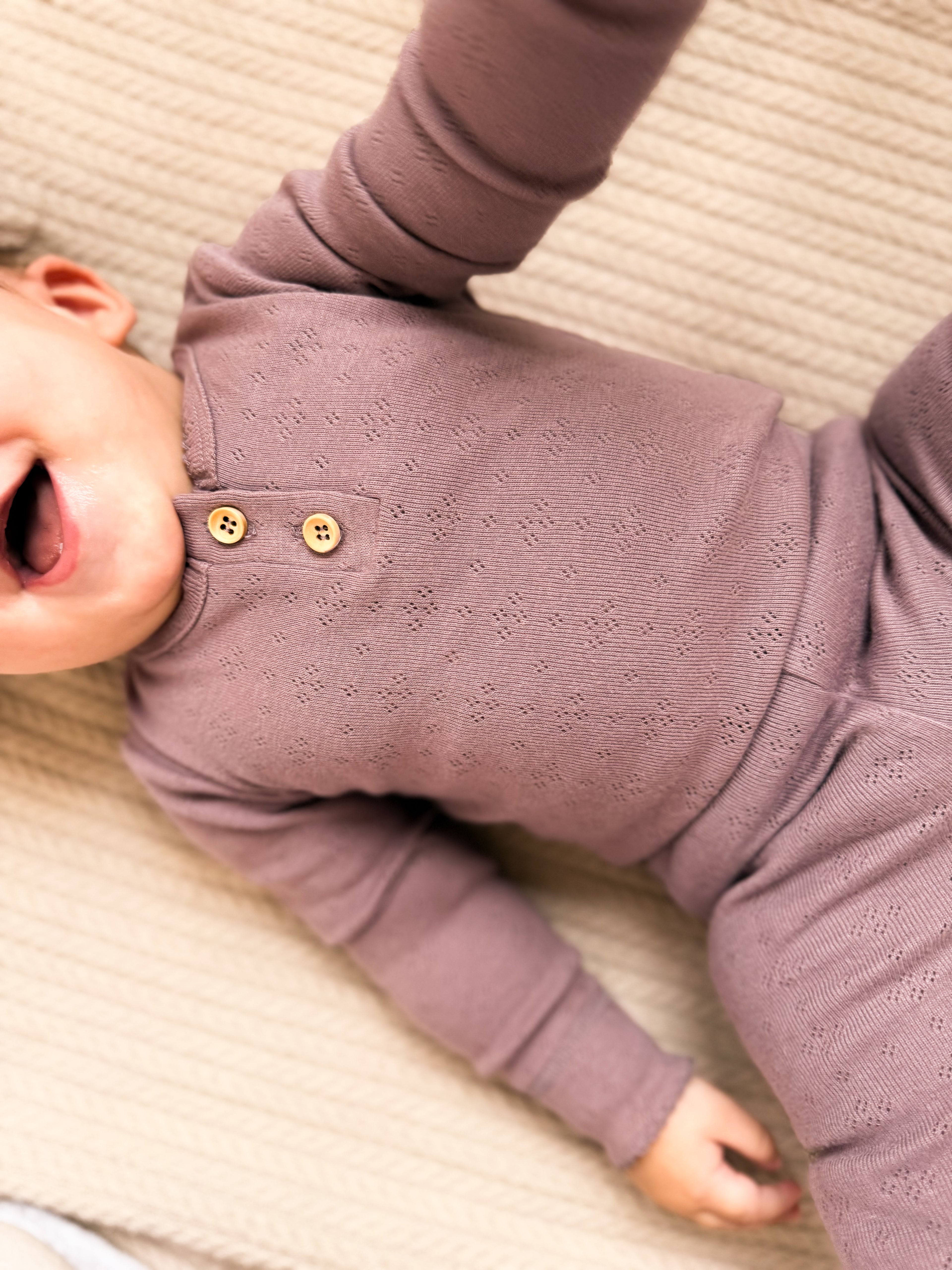 Long sleeve bodysuit - purple