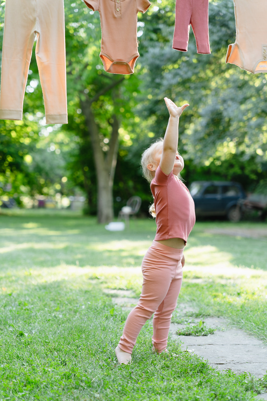 Rebrasta majica kratkih rukava - malina