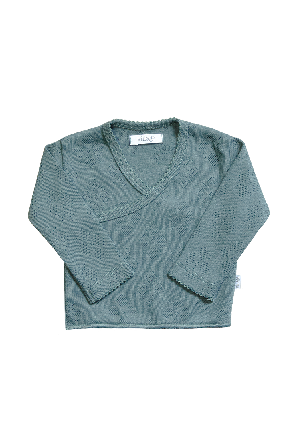 Benkica dugih rukava - petrolej