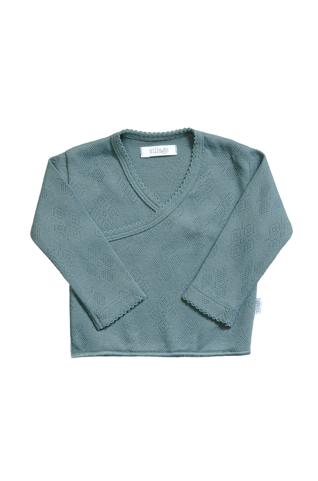 Long-sleeved shirt - petroleum blue