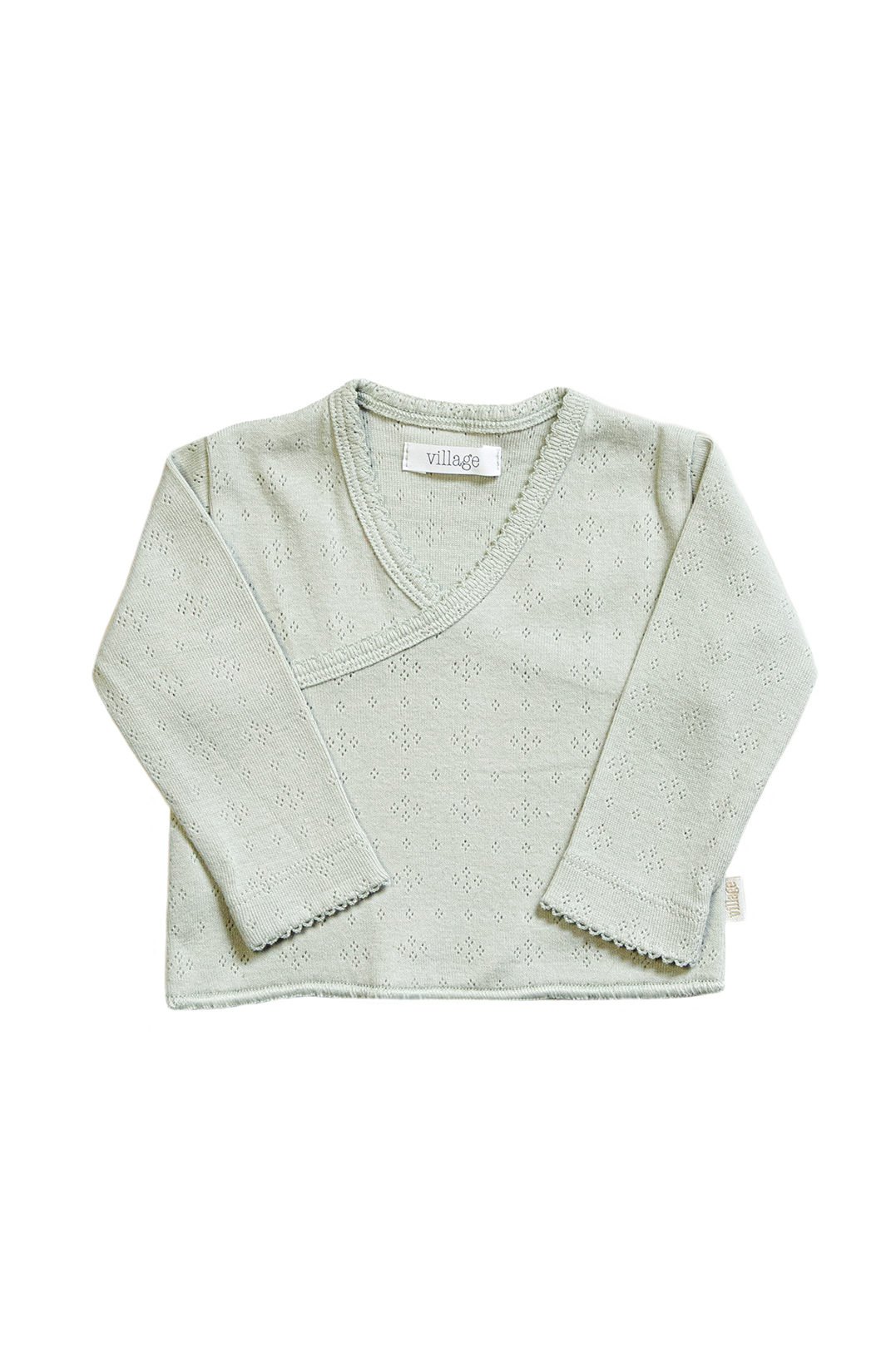 Long-sleeved shirt - pastel green