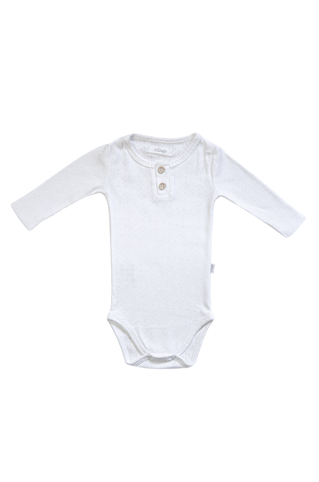 Bodi dugih rukava - bela