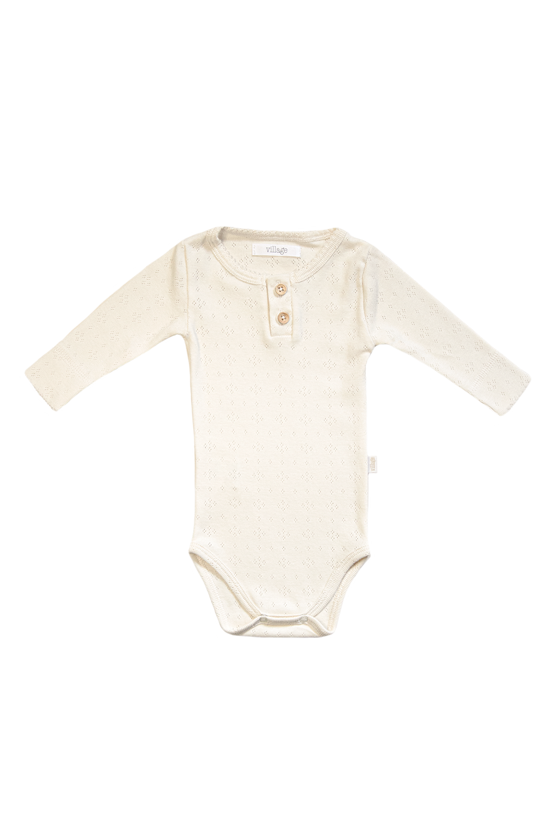 Long sleeve bodysuit - cream