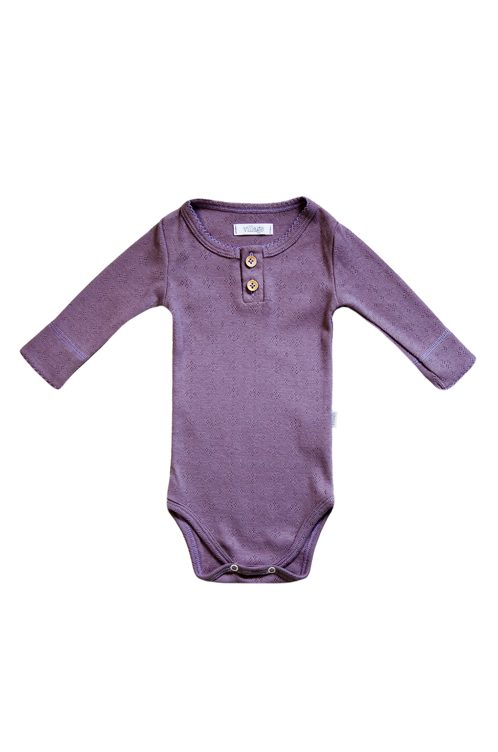 Bodi dugih rukava - ljubičasta