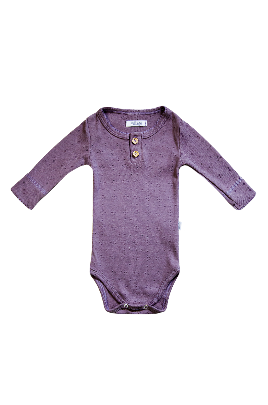 Long sleeve bodysuit - purple