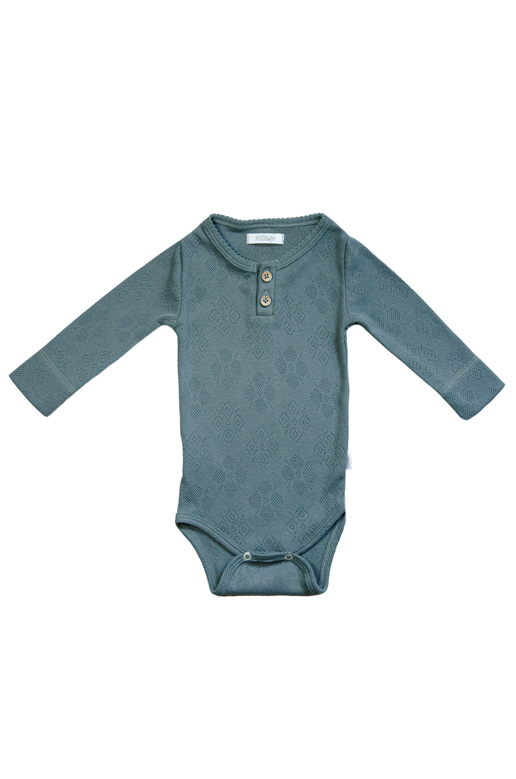 Long sleeve bodysuit - petroleum blue