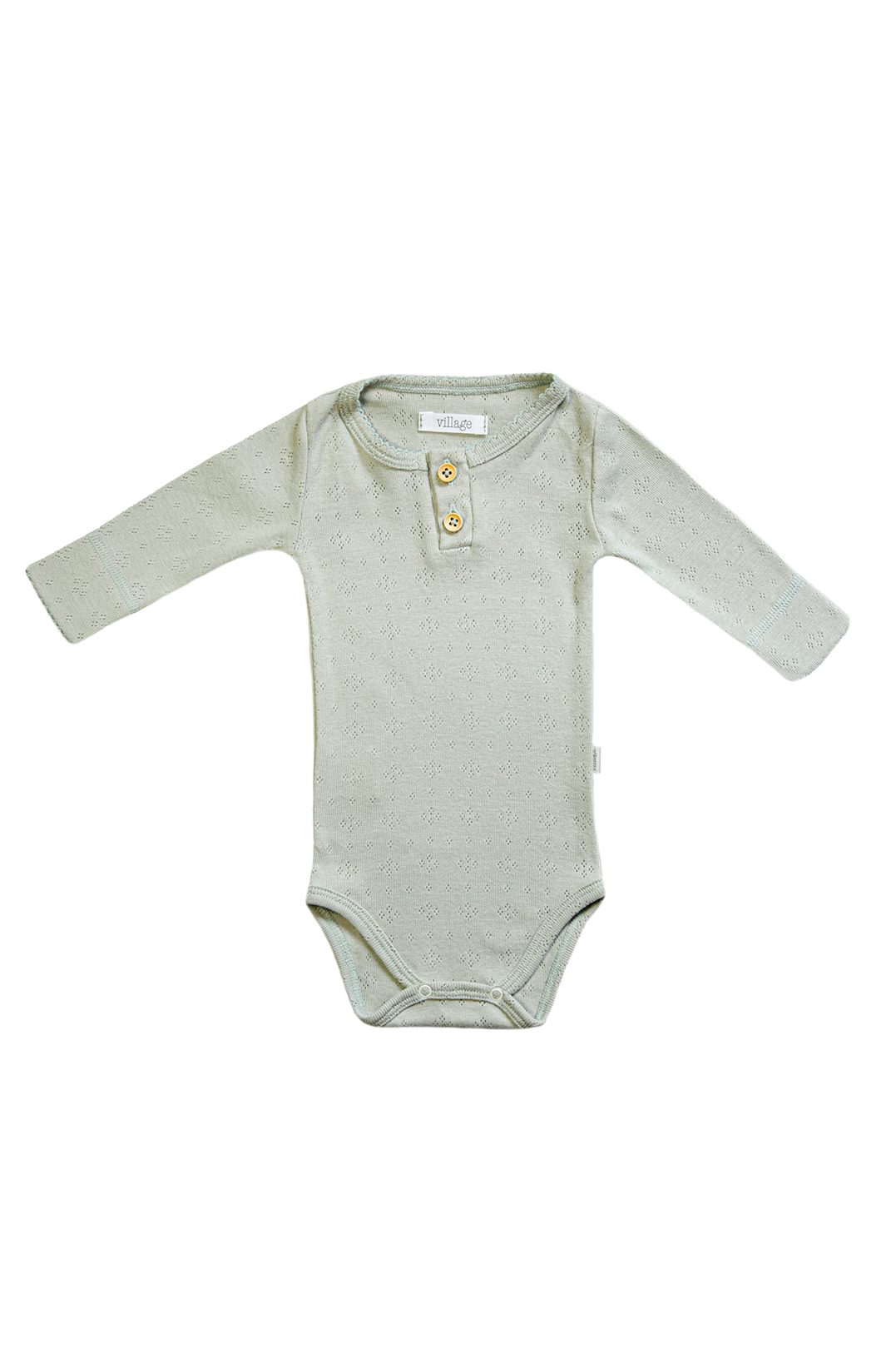 Long sleeve bodysuit - pastel green