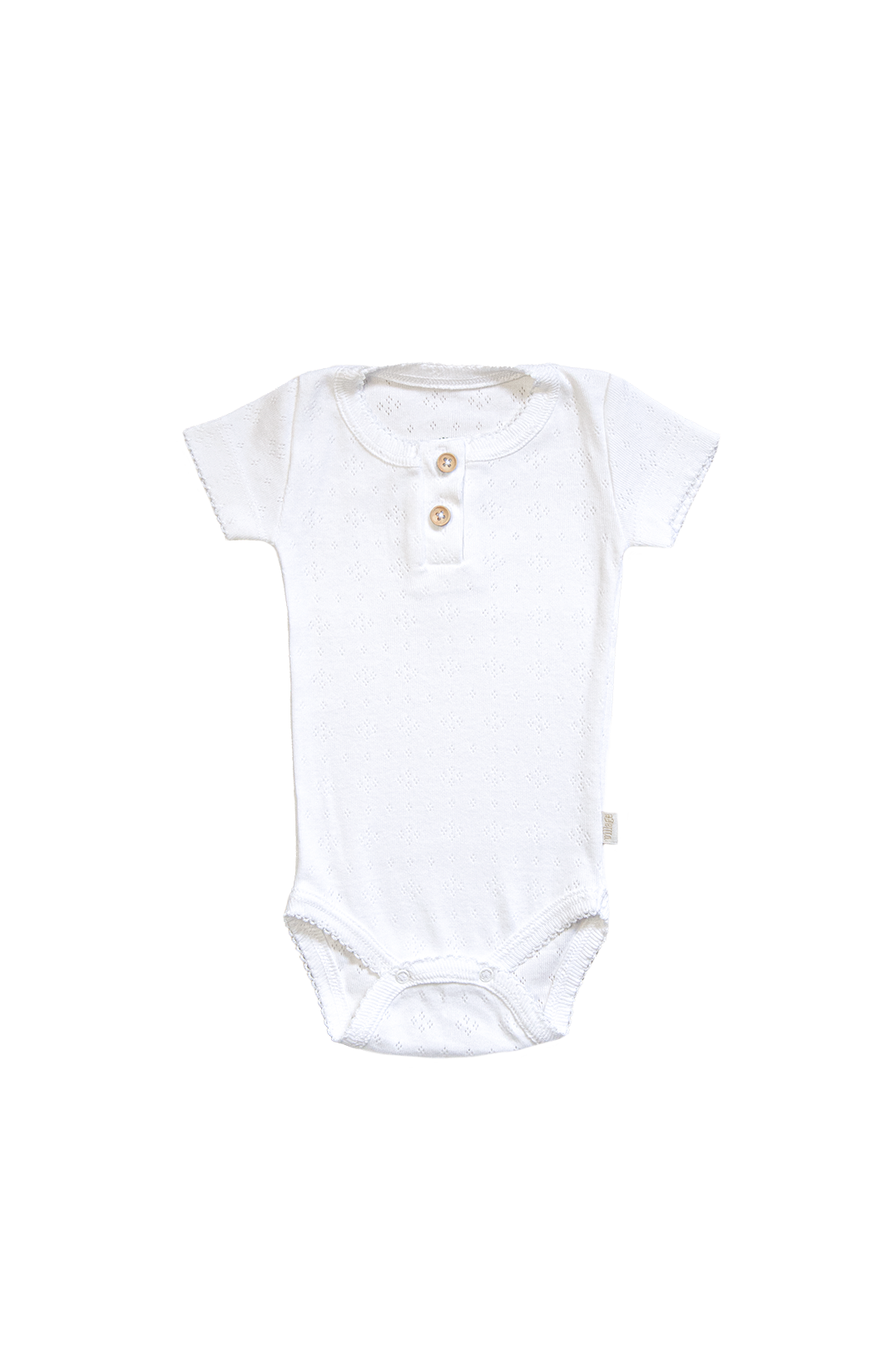 Short-sleeved bodysuit - white