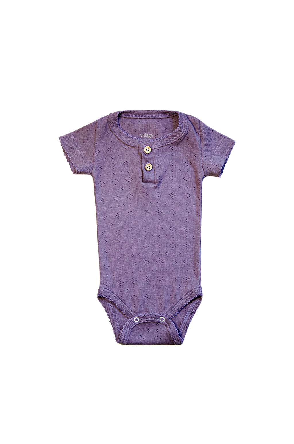 Short-sleeved bodysuit - purple