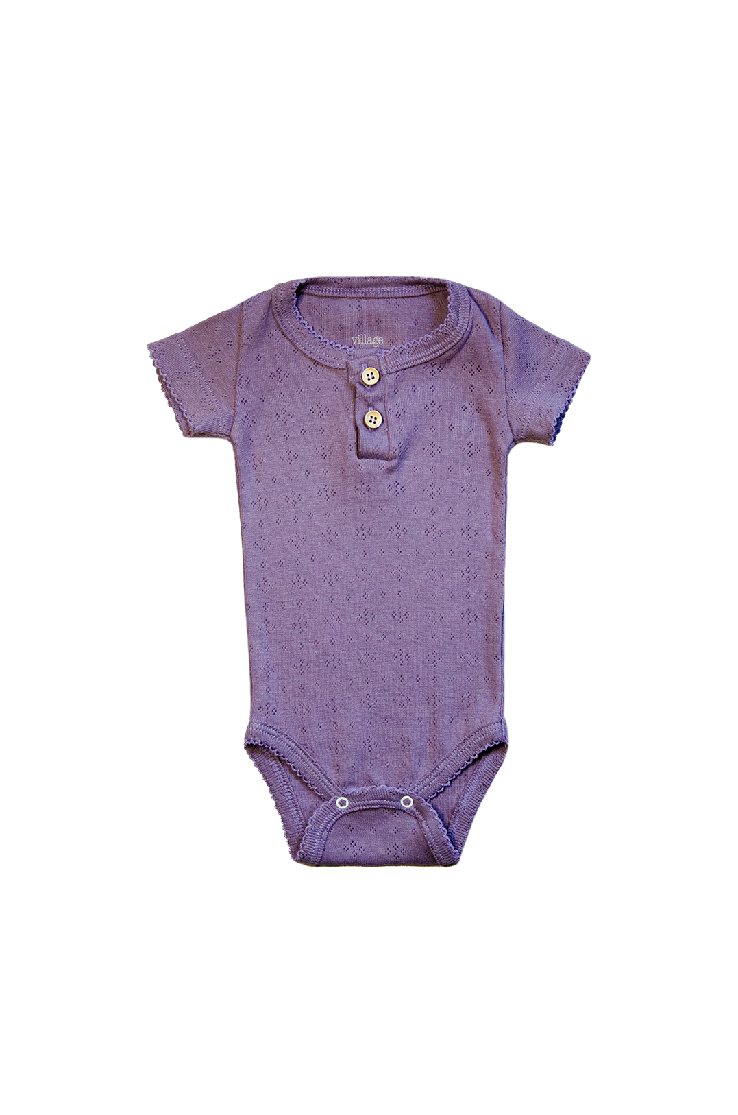 Short-sleeved bodysuit - purple