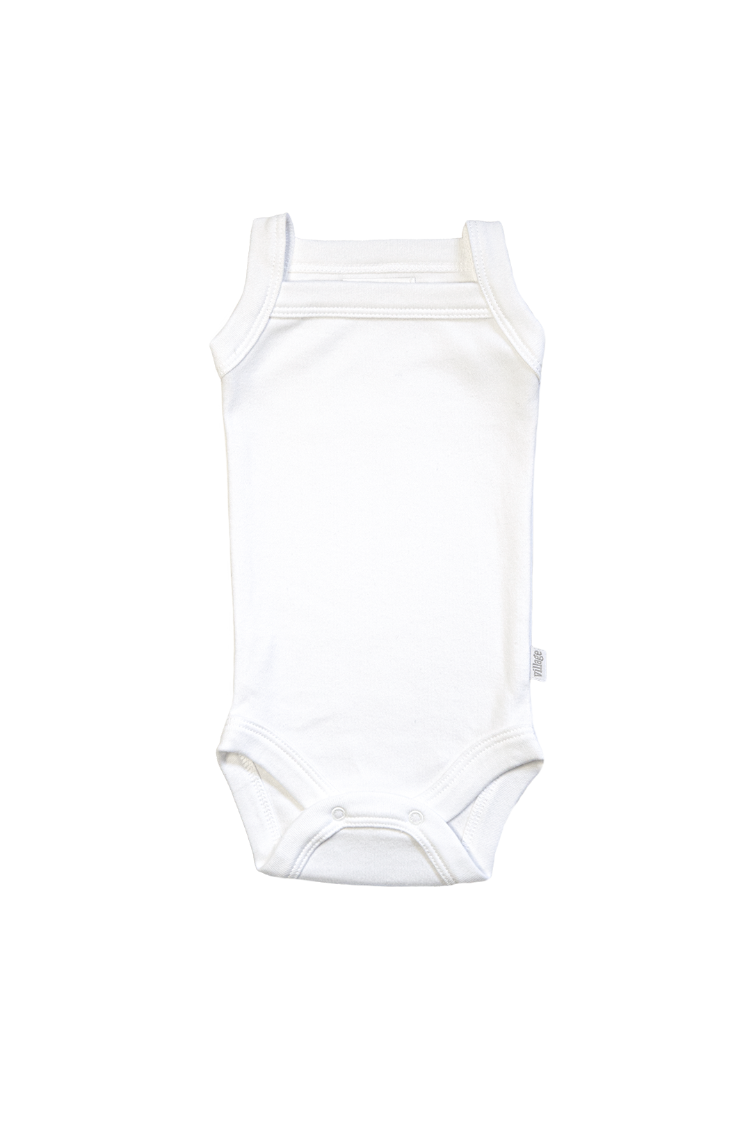 Sleeveless bodysuit - white