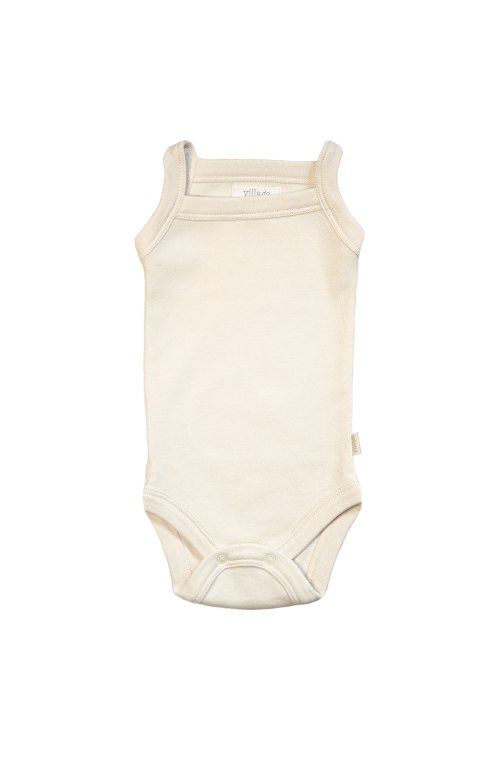 Bodi bez rukava - krem