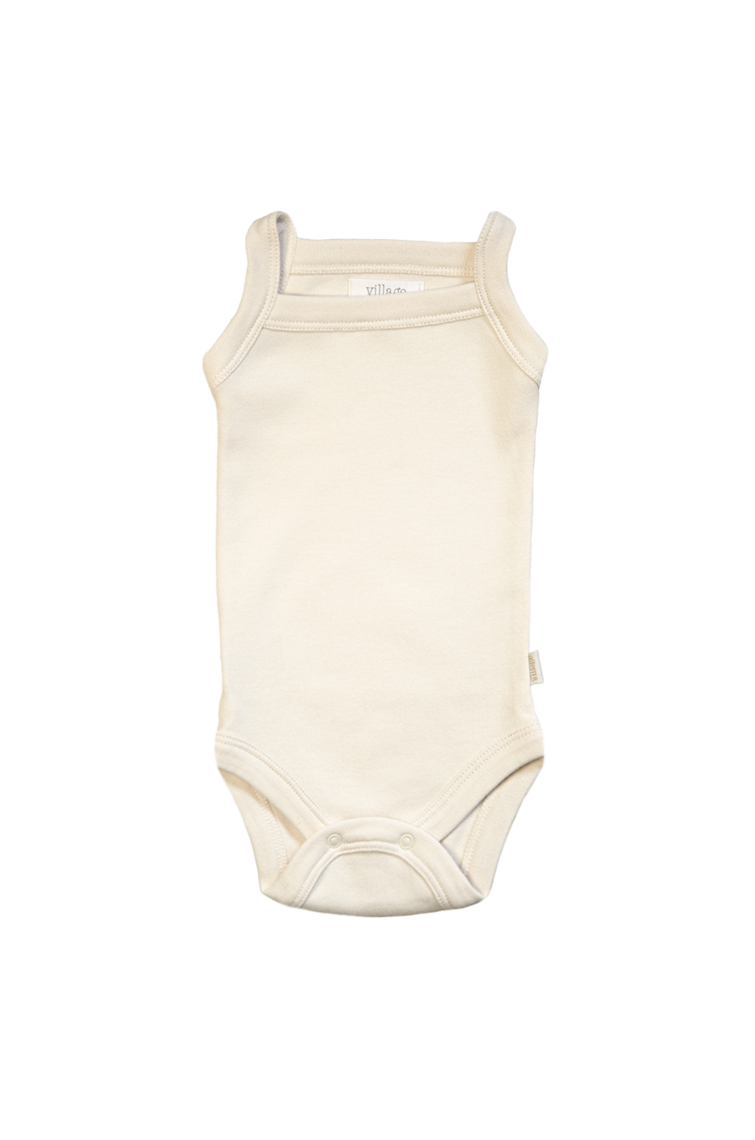 Bodi bez rukava - krem