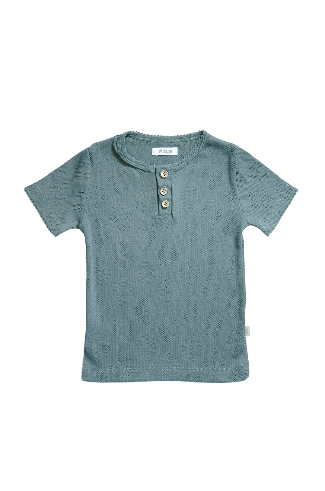 Short sleeve shirt - petroleum blue