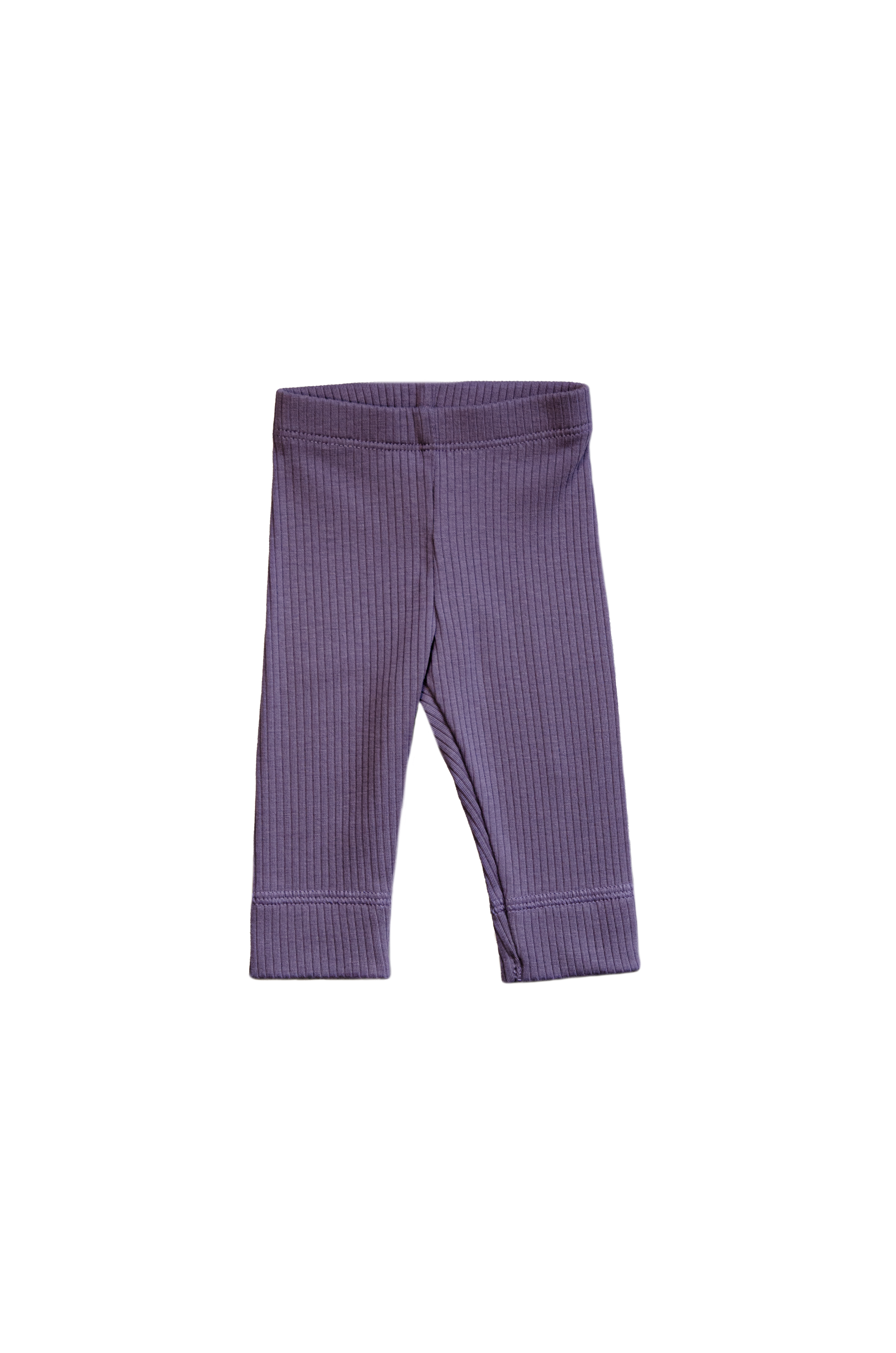 Ribbed leggings - purple