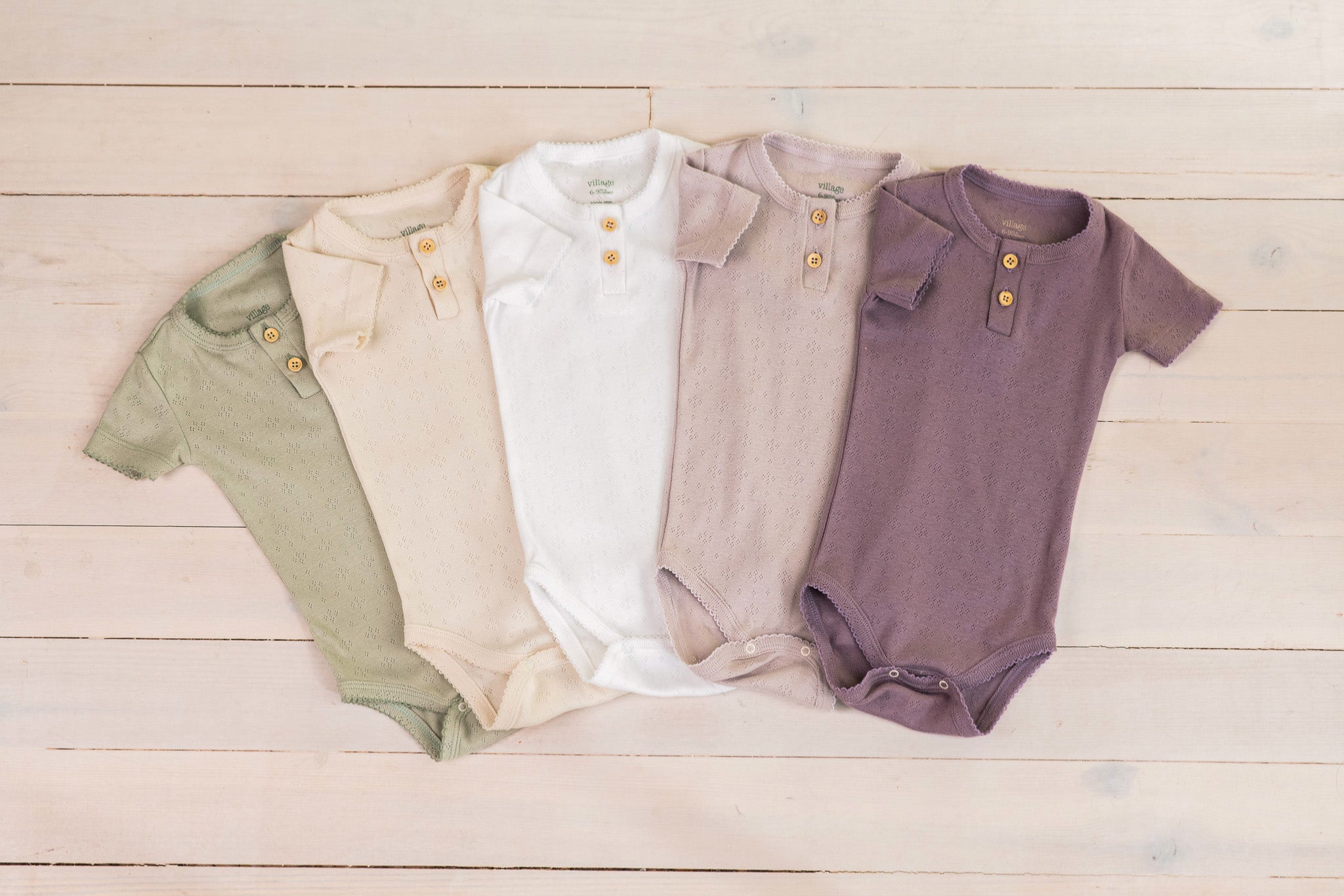 Short-sleeved bodysuit - lilac